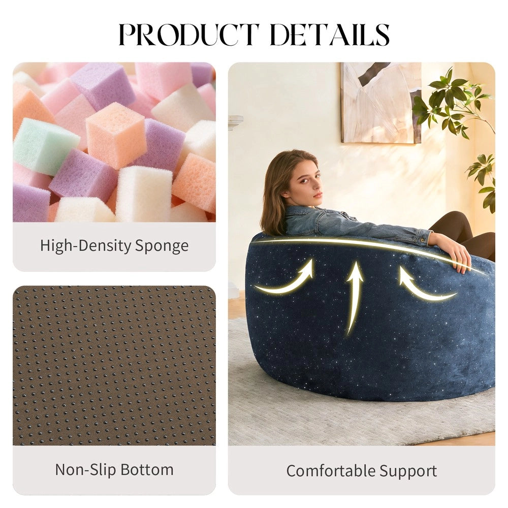 Poltrona a Sacco Schienale Alto ¨C MINIMAL ¨C Design Moderno Relax