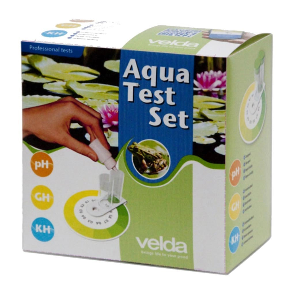 Velda Aqua Test Set - test a reagente per la misurazione di pH,GH,KH in acquari e laghetti