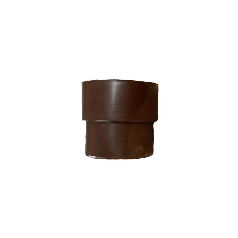 Tubo Pluviale "PLUVIA" in polimglass marrone con Manicotto : Diametro - 100, Metri Lineari - 2 metri