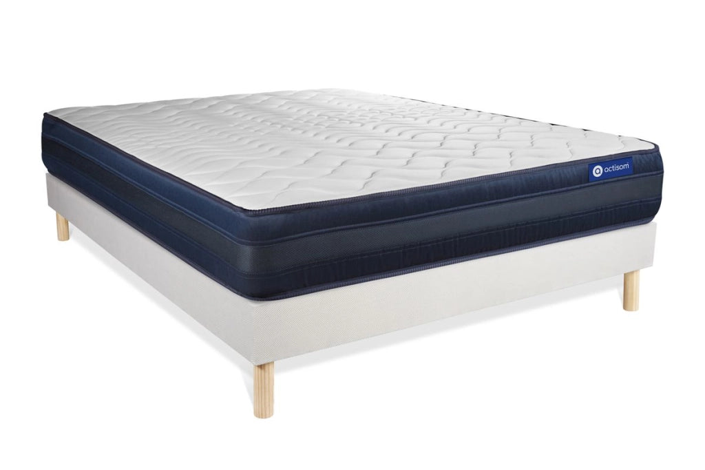 Kit rete e materasso matrimoniale Actiflex tech 150x200cm - Spessore : 24cm - Molle insacchettate e memory foam- molto rigido