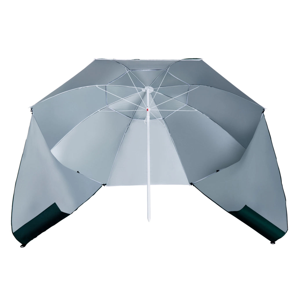 Ombrellone da giardino ¨C Minimal ¨C Verde scuro 250x250x300 cm