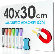 Tavolo bianco magnetico per frigorifero - Ricordo e organizzazione - Formato A3 - 30 * 42 cm