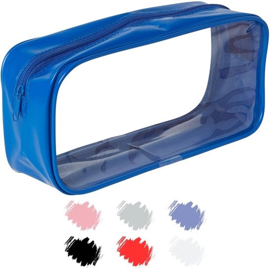 Organizzatore per Pennarelli Grande - Blu - Organizzatore per Ufficio - Pennarelliera - Pennarelliere - Imballo Singolo - Pennarellino