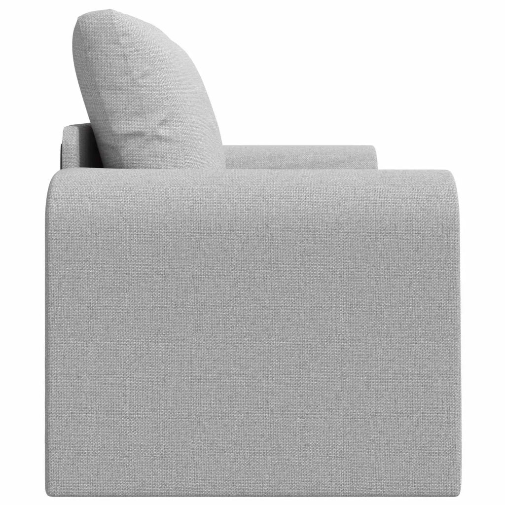 Divano letto | Sof¨¤ letto | Letto singolo Grigio Nuvola 148 x 71 x 83 cm Tessuto