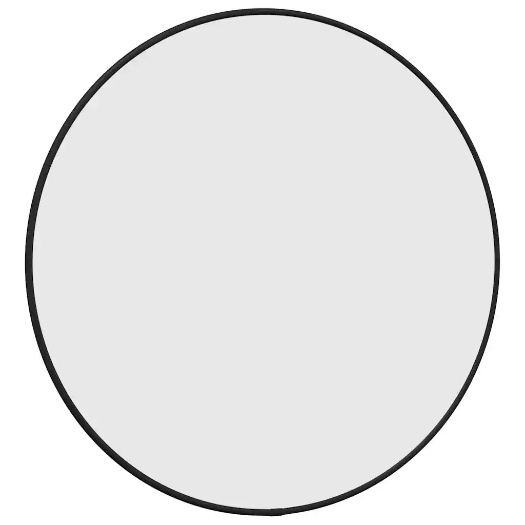 Specchio da Parete-Specchio a muro Nero ? 50 cm Rotondo