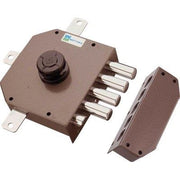 SERRATURA LEGNO APPLICARE 30651 MOTTURA  C.POMPA M4 QUINT+SCR + POMOLO E.MM 63 DX