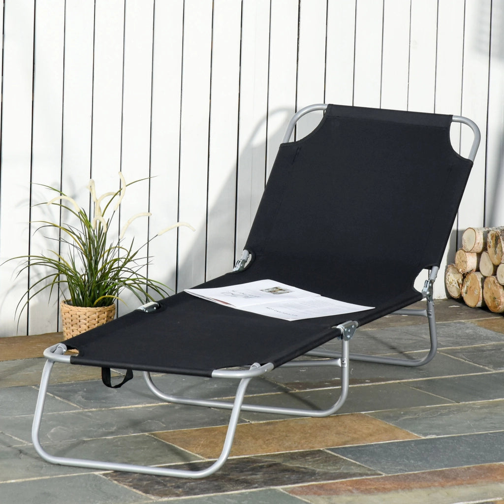 Sdraio Pieghevole da Giardino ¨C Xylo ¨C Metallo e Tessuto Oxford Traspirante
