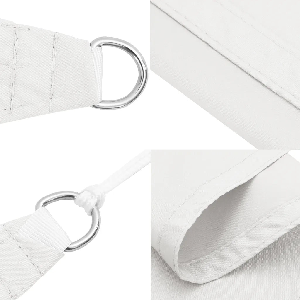 Vela Ombreggiante-Parasole a vela in Tessuto Oxford Rettangolare 2x3,5 m Bianco