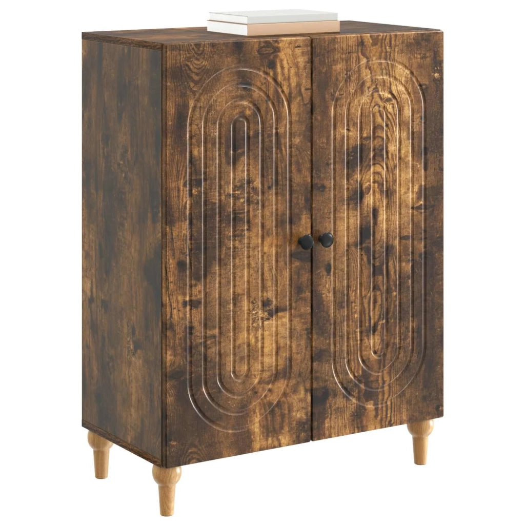 Credenza | Madia | Buffet da pranzo | Armadio da pranzo Rovere Fumo 66 x 34,5 x 90 cm Legno ingegnerizzato