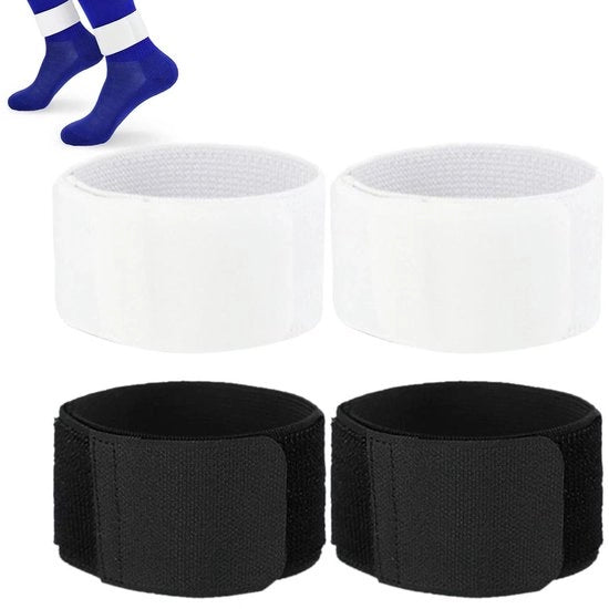 Supporto per calzini antiscivolo flessibile e elastico - 4 pezzi - Hidrorepellente - Sostenibile - Pelle naturale - Antiscivolo