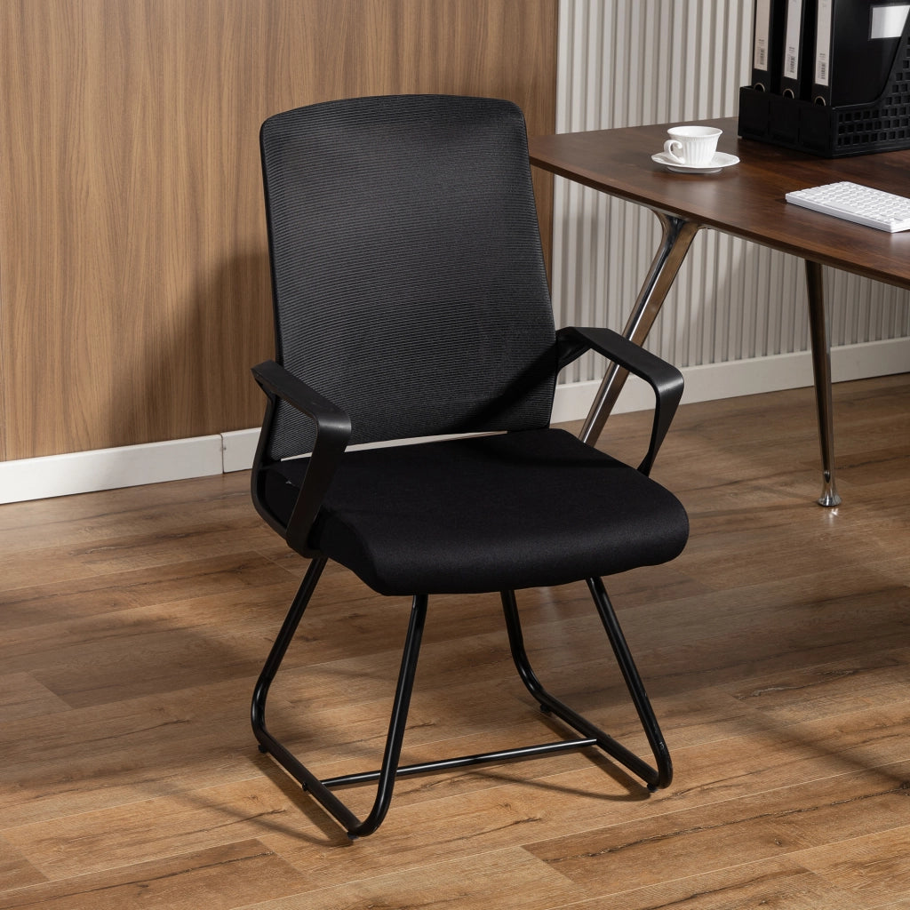 Sedia da Ufficio con Braccioli ¨C Zephmum ¨C Nero