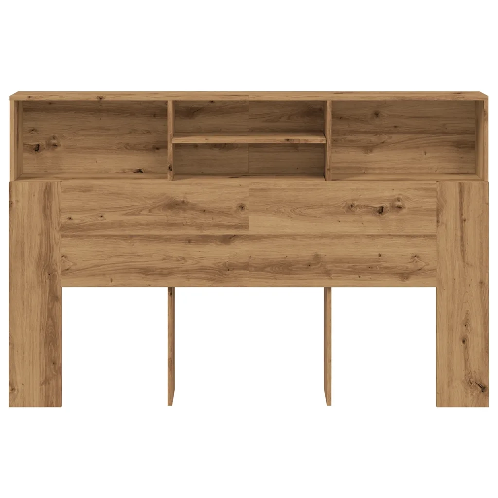 Mobiletto con testiera in rovere artigianale 180x19x103,5 cm in legno ingegnerizzato 856873