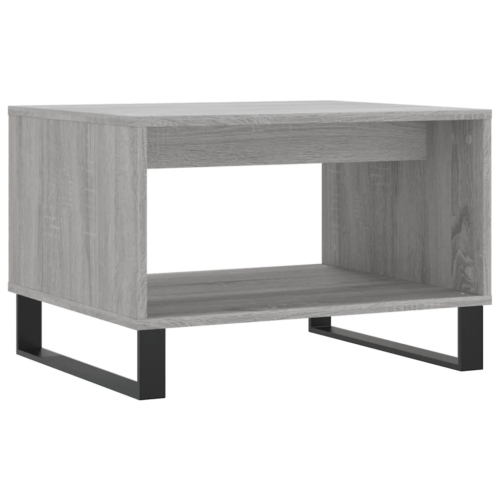 Tavolino da Salotto-Tavolino da soggiorno-Tavolo Grigio Sonoma 60x50x40 cm Legno Multistrato 266137
