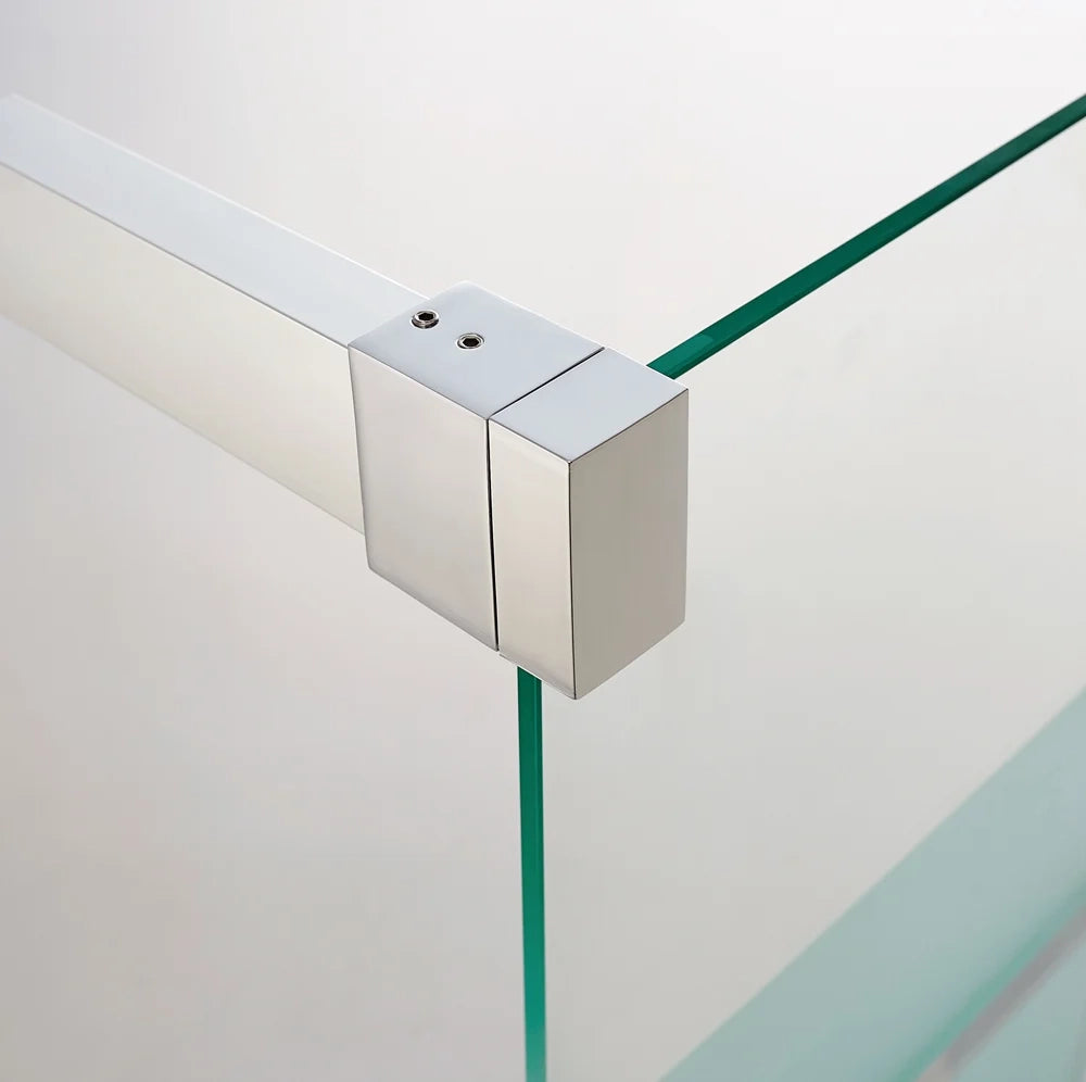 Box doccia angolare BASIC apertura al vertice 95x80 cm (90-95/75-80) oro vetro trasparente