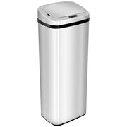 Cestino Automatico con Sensore ¨C zephmum ¨C Acciaio Inox 50L Argento