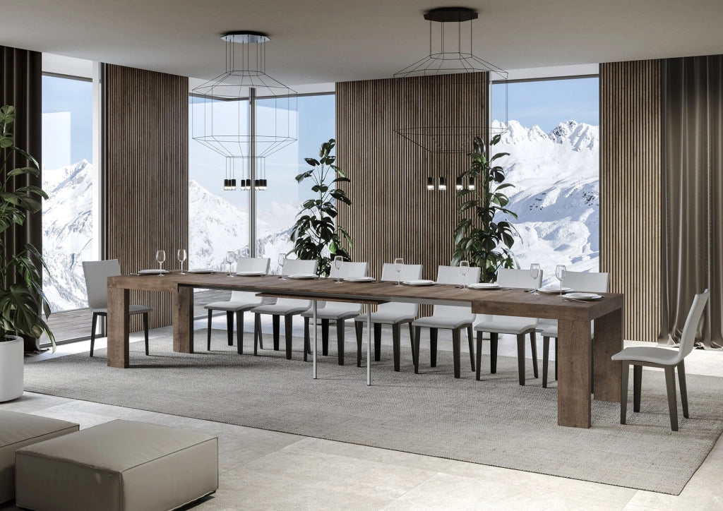 Tavolo Allungabile 200/460x90x77 cm Roxell Noce