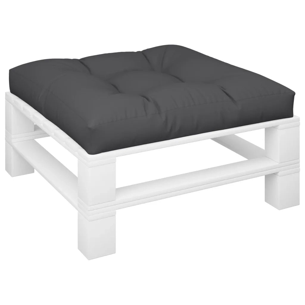 Cuscino per Pallet Nero 70x70x12 cm in Tessuto 360476