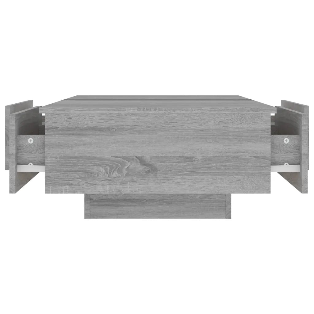 Tavolino da Salotto-Tavolino da soggiorno-Tavolo Grigio Sonoma 90x60x31 cm Legno Multistrato