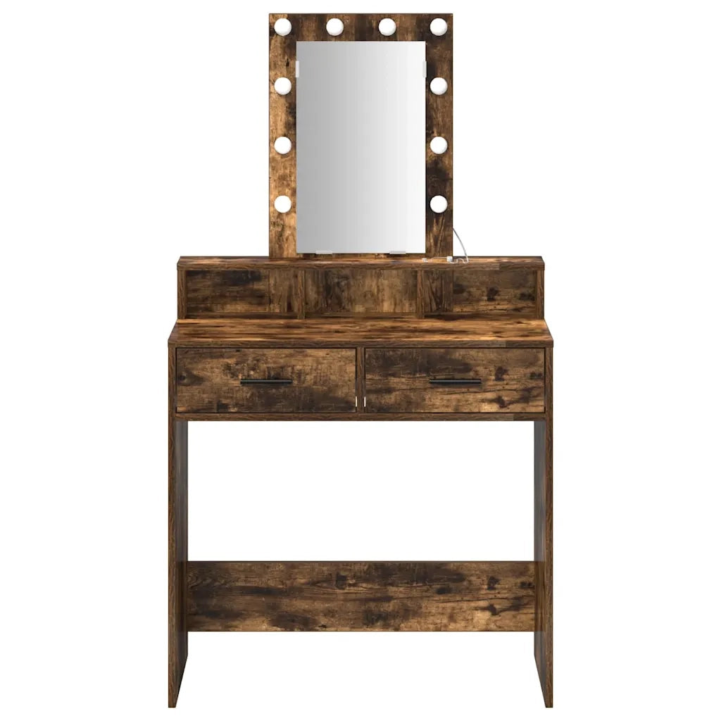 Toeletta | Tavolo da Trucco Marrone 79 x 41 x 140 cm Legno multistrato
