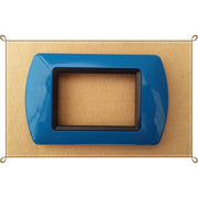 Trade Shop - Placchette Placche In Abs Compatibili Per Serie Living International Placca - Turchese -7 Fori     -