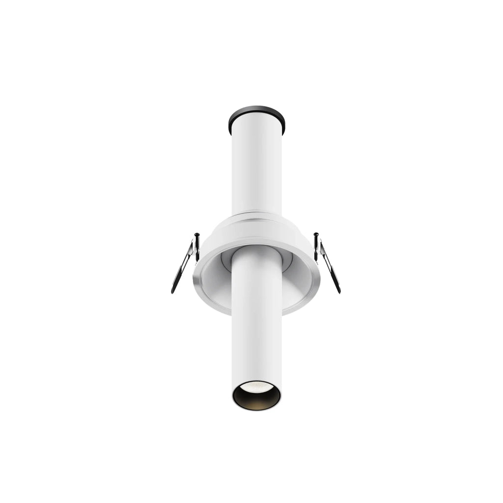 Maytoni Lampada da Incasso Focus T 1 luce LED integrato bianco alluminio