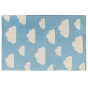 Tappeto da tappetino Nuvola Blu 60 x 90 cm passatoia a pelo corto per la sala giochi dei bambini