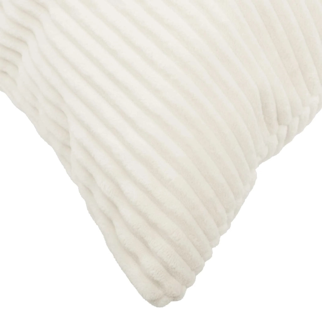 Federa 6 pcs ALMELO Crema 30 x 50 cm corduroy 913962