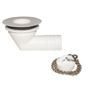 PILETTA NYLON CURVA ANGLED WASTE PIPE