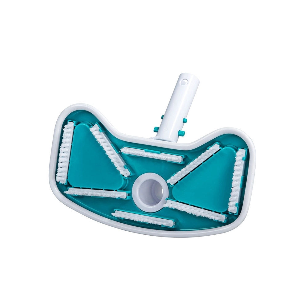 Trade Shop - Testa Aspiratore Spazzole Per Pulizia Fondo Piscine Per Aste Telescopiche Da ø30mm 58282 -