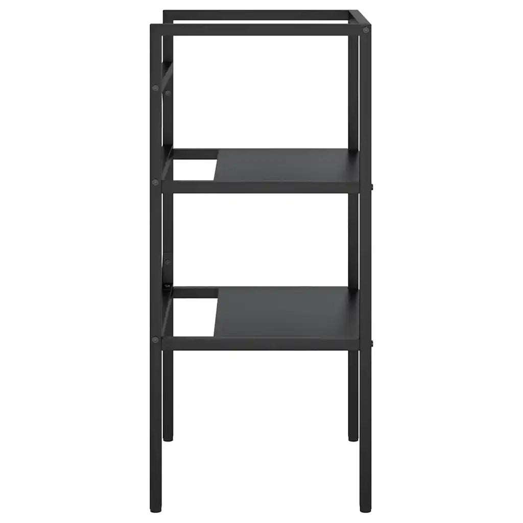 Struttura per Lavabo da Bagno Nera 40x38x83 cm in Ferro CFW4780546