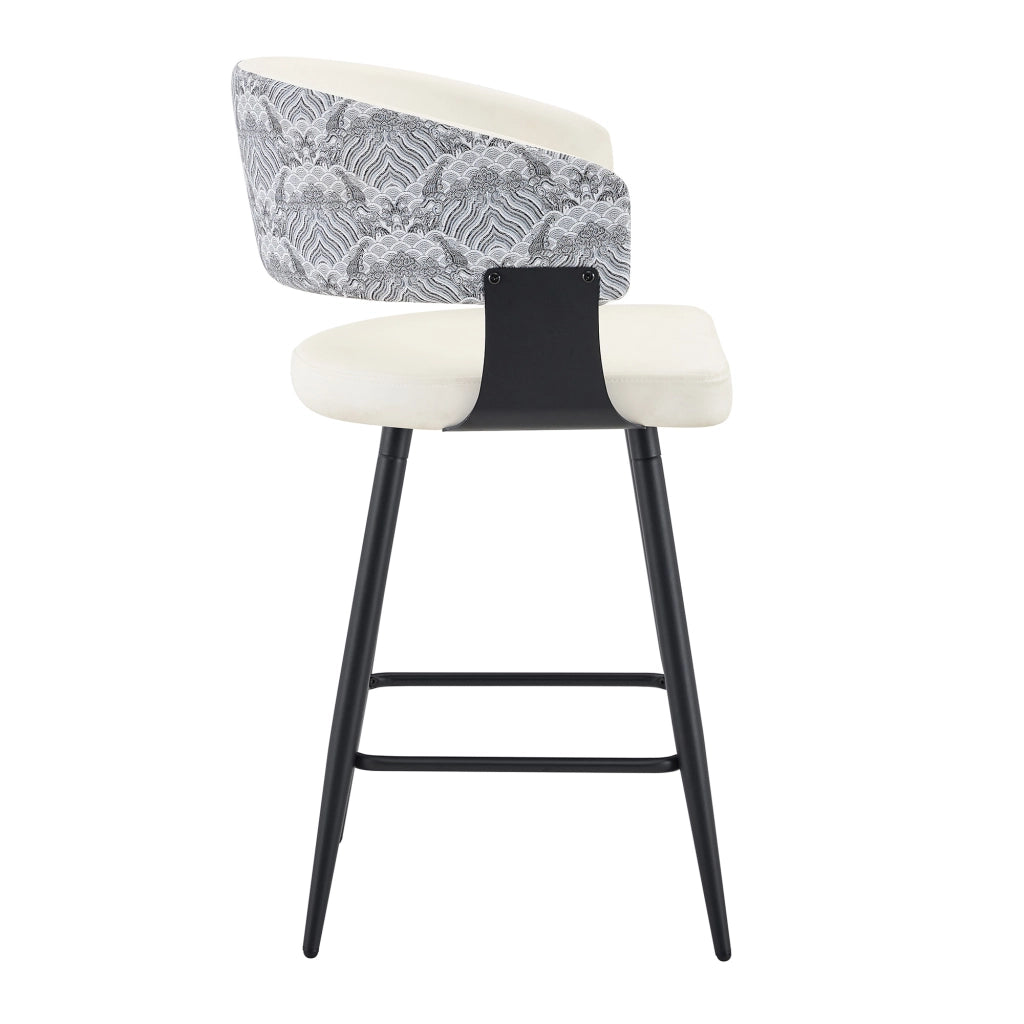 Set di 2 sgabelli da bar con schienale, sgabelli da cucina moderni, seduta in similpelle, struttura in metallo, poggiapiedi stabile, design ergonomico