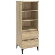 Credenza | Madia | Buffet da pranzo | Armadio da pranzo Rovere Sonoma 40x36x110 cm in Legno Multistrato