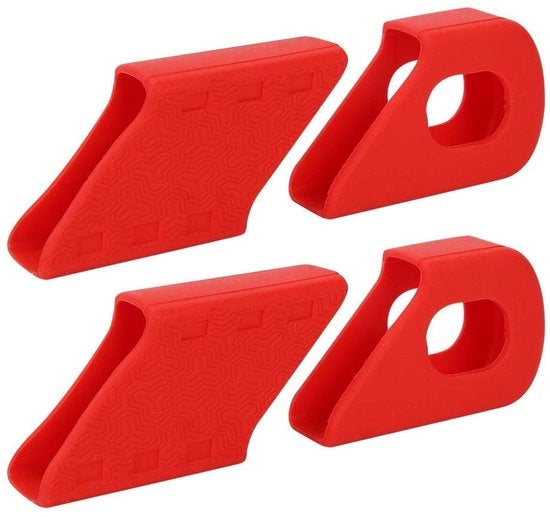 Protettore di Pedale in Silicone - 4 Pezzi - Resistente allo Shock - Resistente alle Sollecitazioni - Resistente al Calore - Facile da Pulire - 16,9 x 3,3 cm - Protezione Pedale