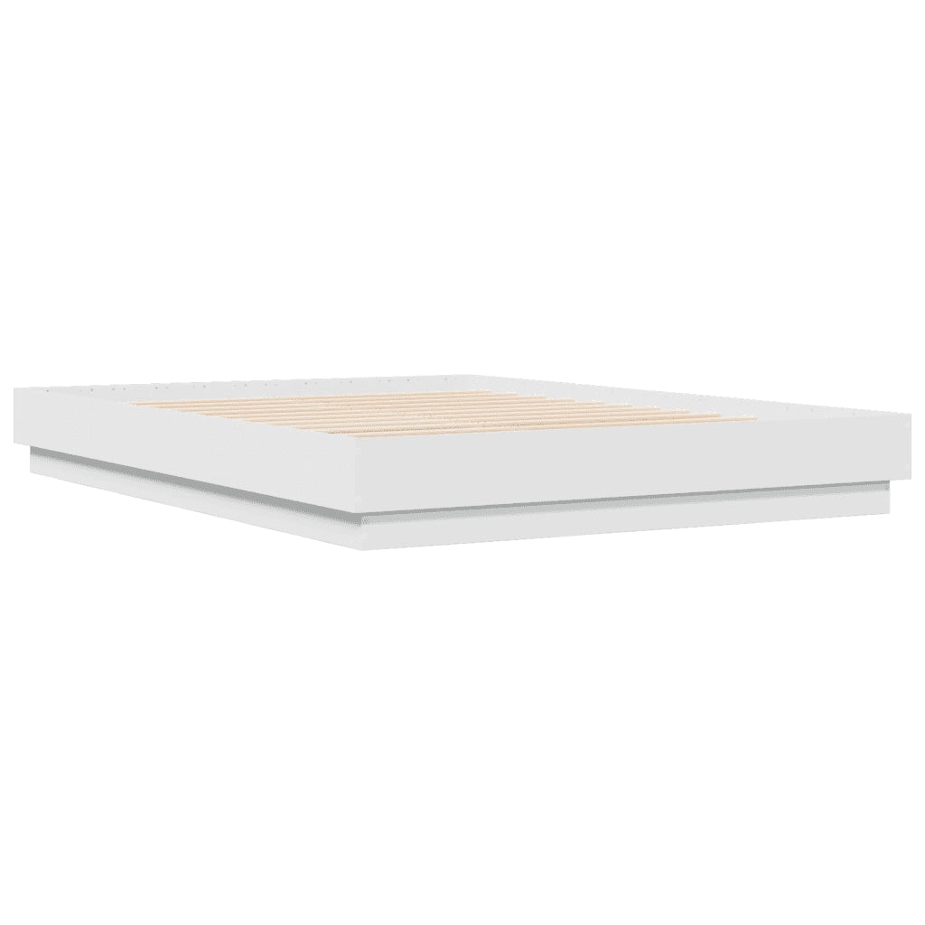 Giroletto-Struttura Letto Bianco 160x200 cm in Legno Multistrato 739486