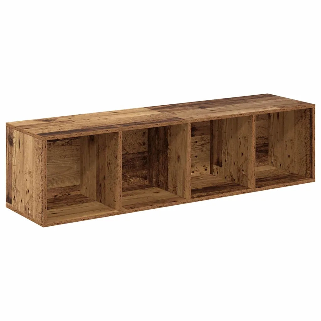 Set mobile TV 4 pz-Set di 4 Credenza per TV Marrone 37 x 37 x 142,5 cm 113079