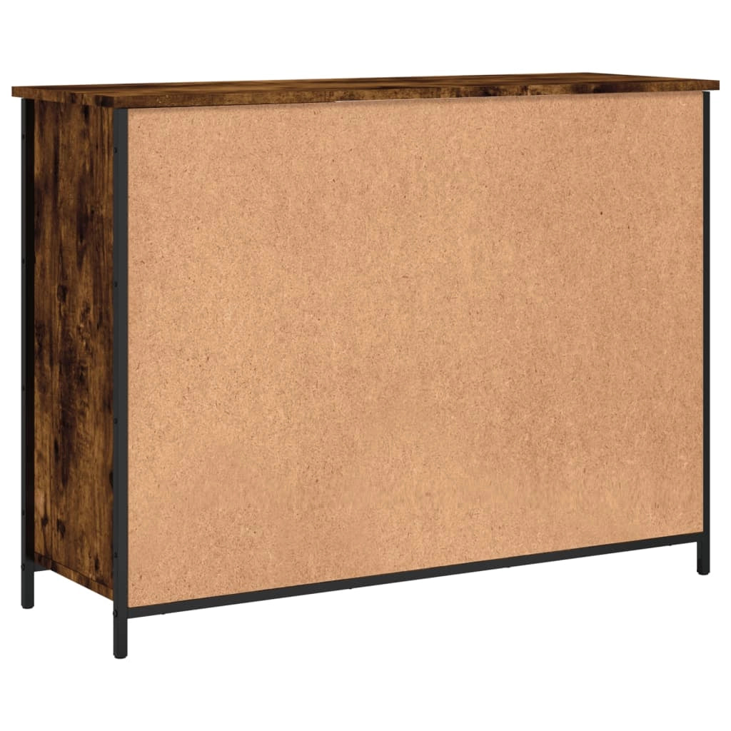 Buffet credenza cassettiera armadio mobile contenitore organizer per cucina soggiorno salotto 100 x 35 x 75 cm legno ingegnerizzato marrone 02_0030831