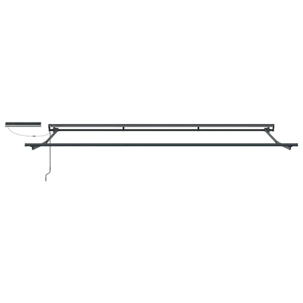 Tettuccio Elettrico Retrattile Marrone e Antracite 4,5 × 3,5 m 3422098