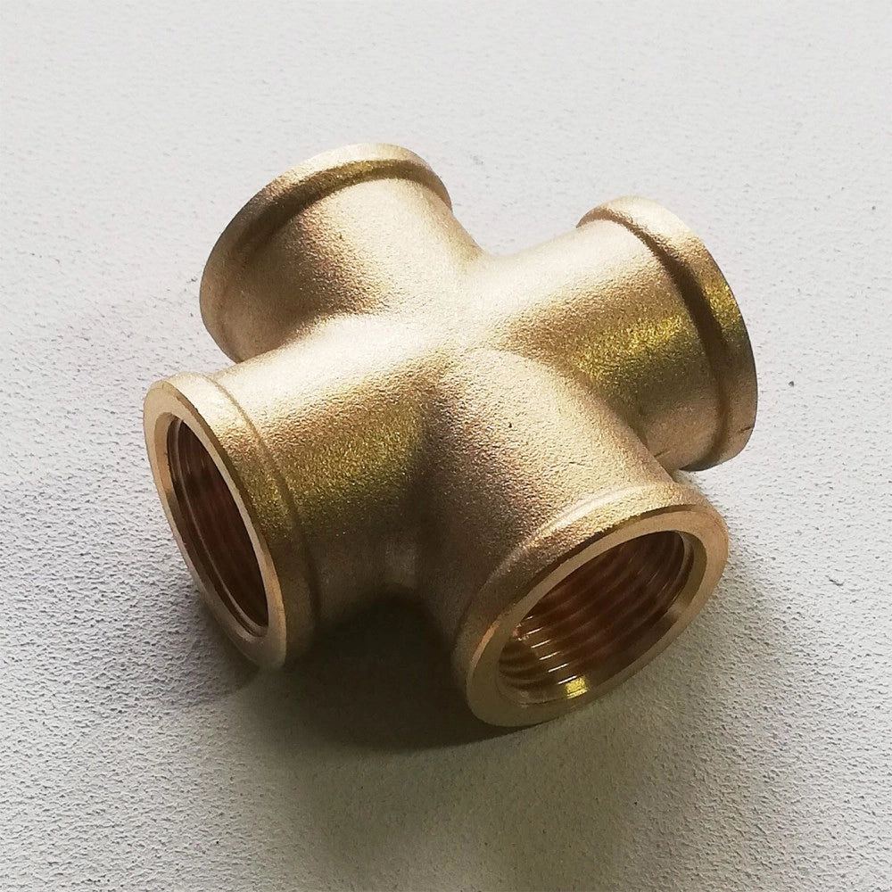 Croce a 4 lati da 1 f in ottone