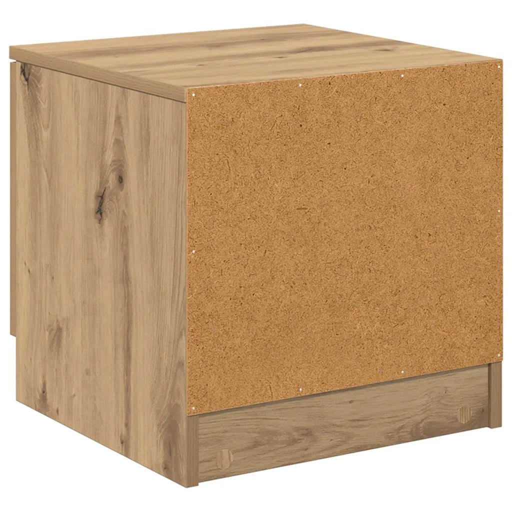 Armadietto per letto 2 pcs Rovere artigianale 40 x 39 x 40cm 880499