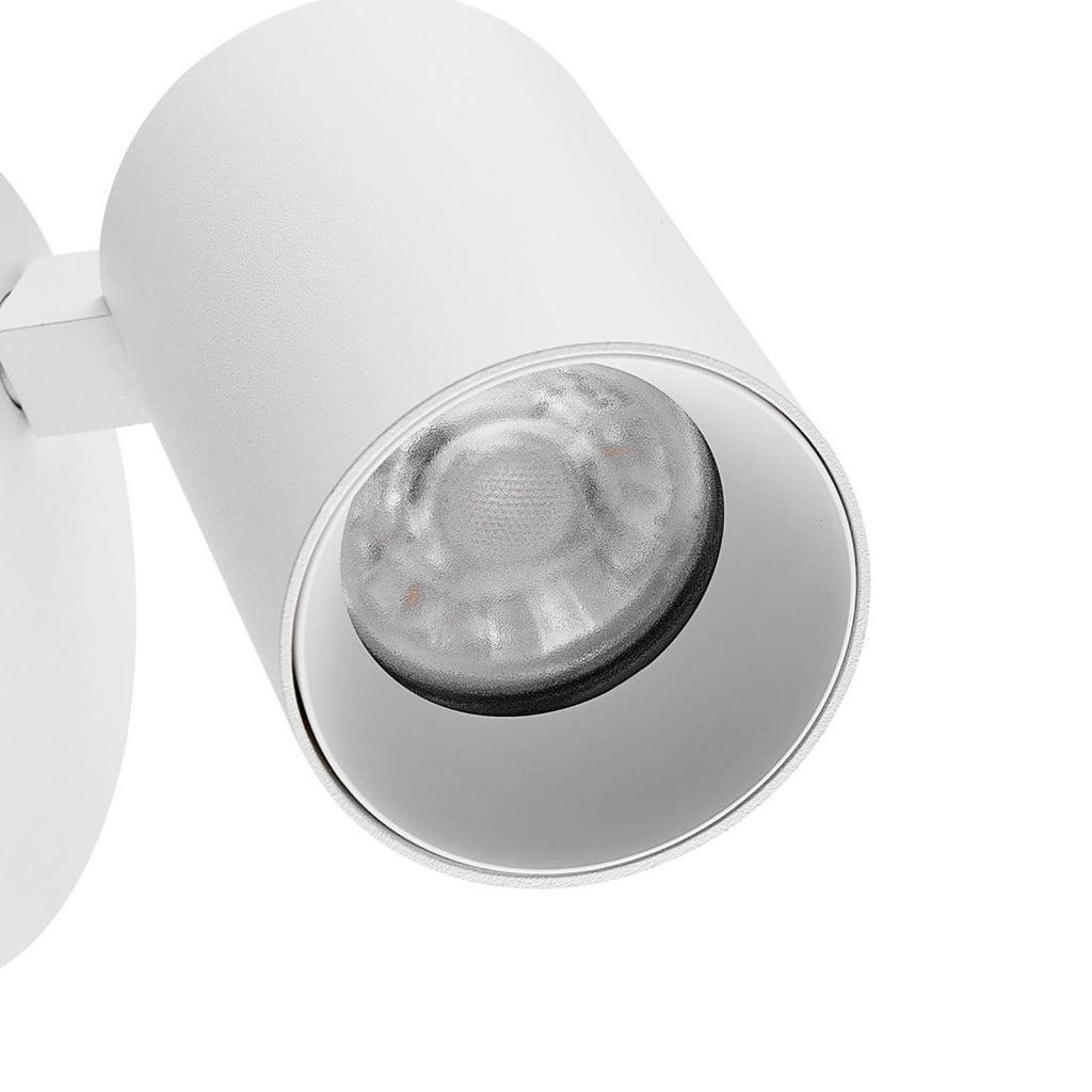 Applique lampada lettura comodino GU10 orientabile USB ricarica smartphone ON/OFF luce camera letto soggiorno BIANCO