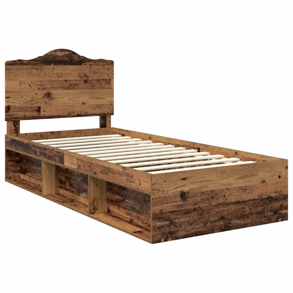 Struttura del letto Legno vecchio 100 x 200 cm Pino massello 3413351