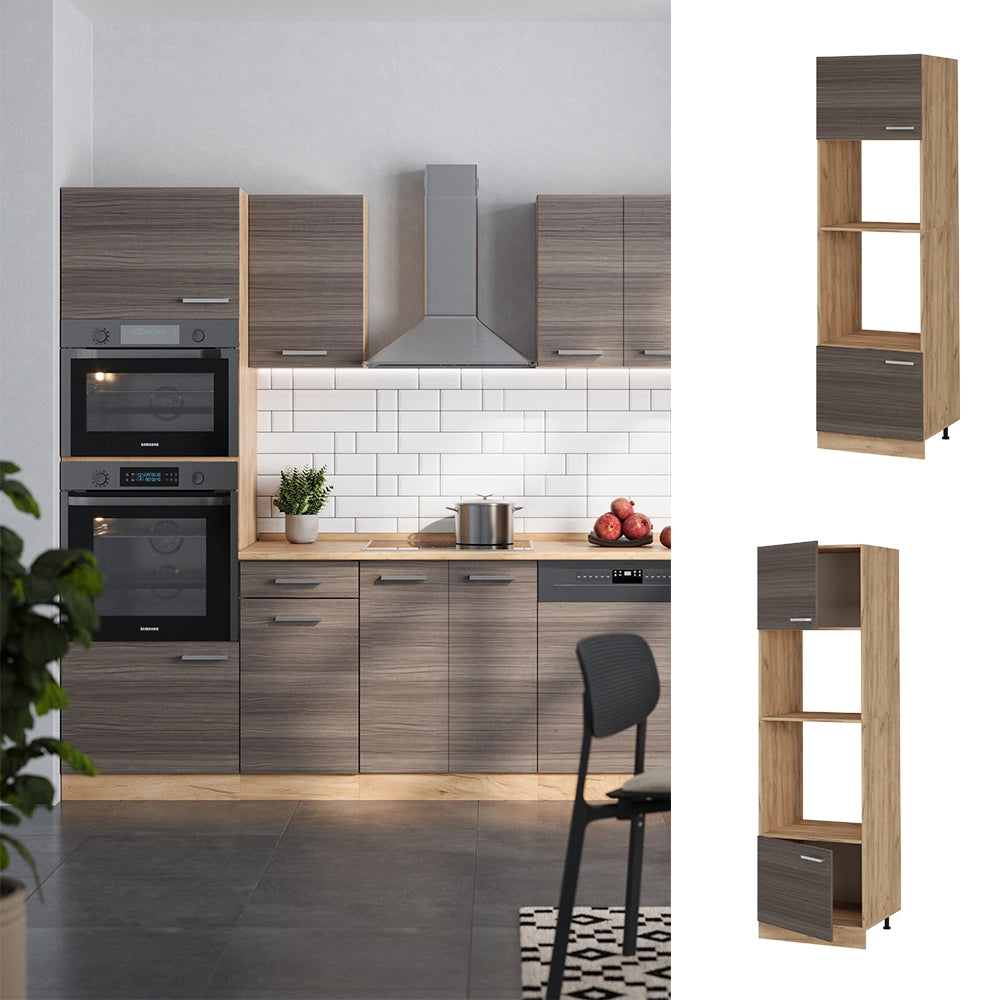 Vicco Set mobili bagno Grigio nobile 60 cm