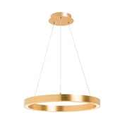 Lampada a sospensione CARLO oro tonda LED 30W Zuma Line