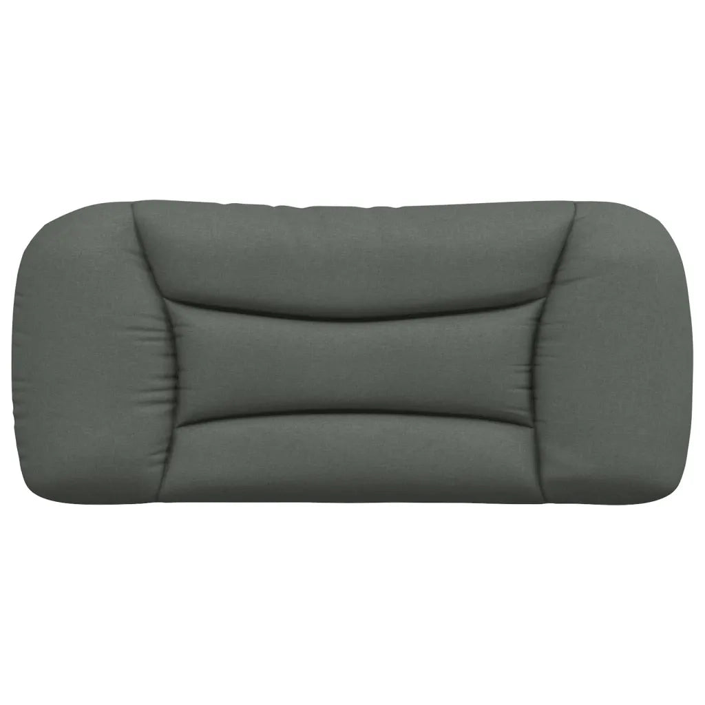 Cuscino Testiera-Cuscino per Testiera Hvar Grigio Scuro 80 cm in Tessuto