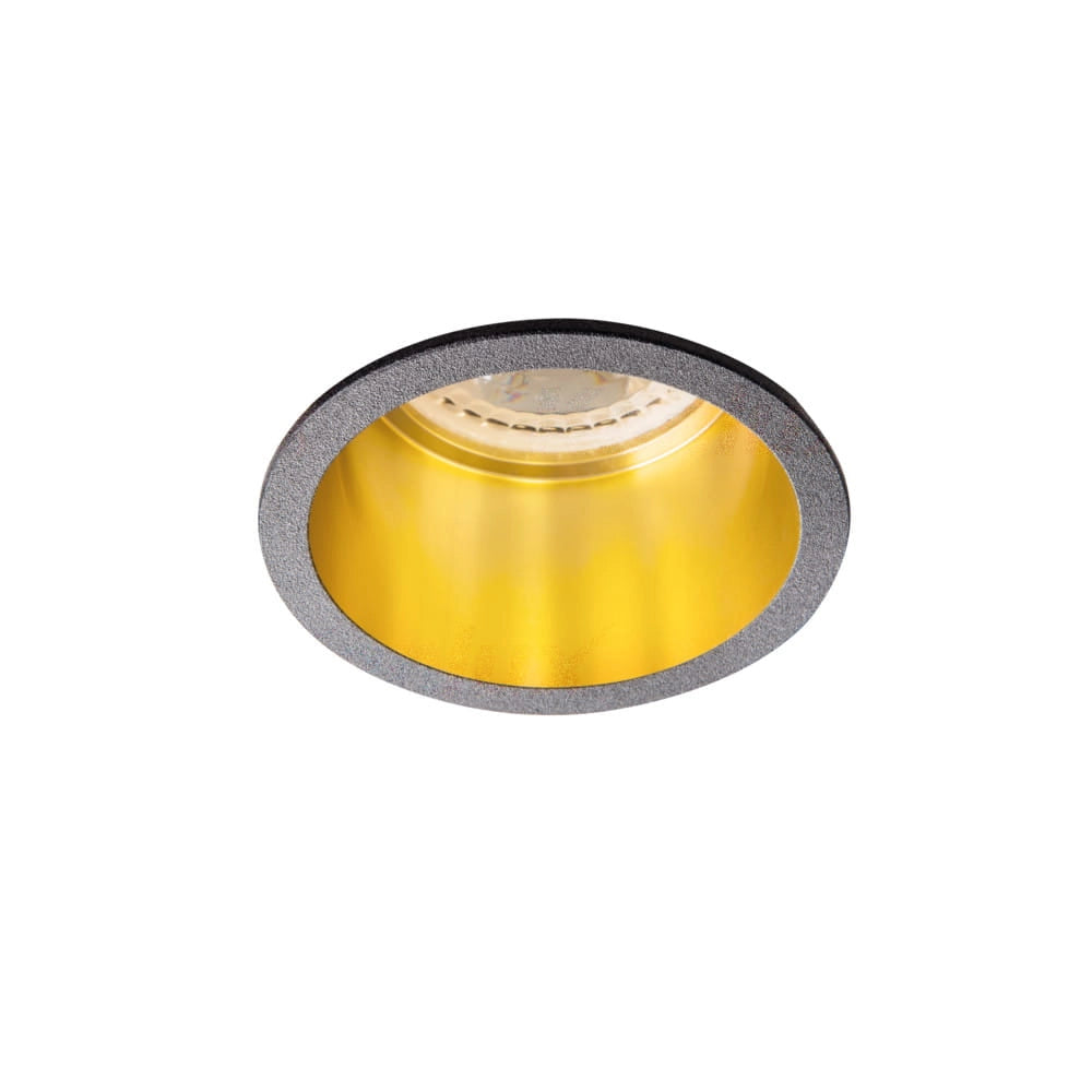 Kanlux SPAG 27326 faretto incasso tondo nero oro GU10