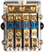 Supporto a 4 vie per Audio - Blocco di Sicurezza per Auto e Imbarcazioni - 60A - Accessorio di Sicurezza per Installazioni Audio - Adatto per Auto...