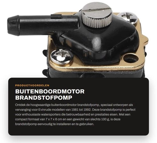 Pompa di carburante elettrica - Sostituzione per motori fuoribordo - Modello 397839 - 391638 - 395091 - 397274 - Pompa di carburante