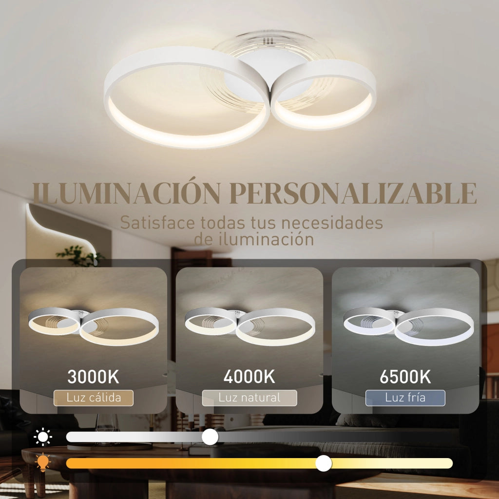 Lampada a Soffitto LED 40W ¨C zephmum ¨C 3000K/4000K/6500K Bianco
