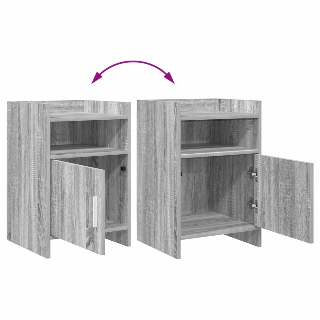Comodini 2 pcs Sonoma grigio 40 x 36 x 60 cm 8011046