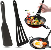 Spiedini in silicone - utensili antiaderenti per cucina - 2 pezzi - nero